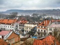 View on Kazimierz Dolny from Three Cross Hill Royalty Free Stock Photo