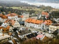 View on Kazimierz Dolny from Three Cross Hill Royalty Free Stock Photo