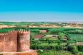 View of Keci Burcu(Goat Tower) and Hevsel Bahceleri(Gardens)