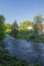 View of The Keila river, Keila-Joa, Estonia Royalty Free Stock Photo