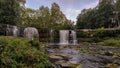 View of the Keila Waterfall Estonia Located on Keila River in Harju County Royalty Free Stock Photo