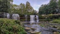 View of the Keila Waterfall Estonia Located on Keila River in Harju County Royalty Free Stock Photo