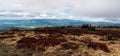 View from Keprnik hill in Jeseniky mountains in Czech republic Royalty Free Stock Photo