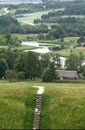 View of Kernave, formal ancient capital of Lithuania