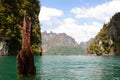 View of Khao Sok National Park. Surat Thani province. Thailand Royalty Free Stock Photo