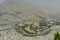 View on Khorramabad and Falak-ol-Aflak Castle. Iran Royalty Free Stock Photo