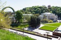 View of Khreshchaty Park in Kiev city