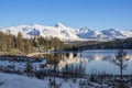 View of Kidelyu lake on Ulagan Highlands in Altay mountains