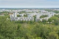 View from Kienberg to the green district of Marzahn-Hellersdorf in Berlin Royalty Free Stock Photo