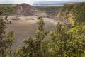 View into the Kilauea Iki Crater Royalty Free Stock Photo