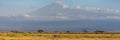 View of the Kilimandjaro mountain
