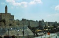 View of the King David s tower in Old Jerusalem city Royalty Free Stock Photo