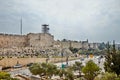 View of the King David s tower in Old Jerusalem city Royalty Free Stock Photo