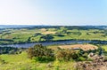 View from Kinnoull Hill of River Tayl - Perth - Scotland Royalty Free Stock Photo