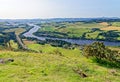 View from Kinnoull Hill of River Tayl - Perth - Scotland Royalty Free Stock Photo