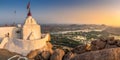 View of Kishkinda, Anjanadri Hill, Monkey Temple Anjaneya Parvat, Hampi, Karnataka, India Royalty Free Stock Photo