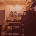 View of a kitchen in a Singapore HDB BTO apartment.