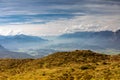 View of Kitzbueheler Alpen and Brixental valley, Tyrol, Austria