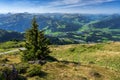 View from the KitzbÃÂ¼heler Horn mountain Royalty Free Stock Photo