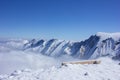 View from Kitzsteinhorn glacier Royalty Free Stock Photo