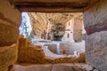 Window Frame Balcony House Ancient Ruins of Mesa Verde Royalty Free Stock Photo