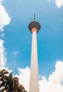 A view of KL Tower from below