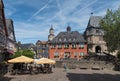 View of the Koenig-Adolf-Platz with Town hall, Hesse, Germany Royalty Free Stock Photo