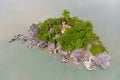 View of Koh Nui Nok with Freshwater Pond on the Island ,Nakhon Si Thammarat