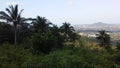 View of Koh Samui Island from Top of Mountain in Thailand. Royalty Free Stock Photo