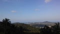 View of Koh Samui Island from Top of Mountain in Thailand. Royalty Free Stock Photo