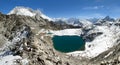 View from Kongma la pass to mount lhotse and Makalu