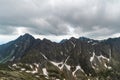 View from Koprovsky stit mountain peak in High Tatras mountains in Slovakia