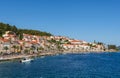 View of Korcula town on island of Korcula in Croatia