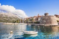 View of the Korcula town, Korcula island, Dalmatia, Croatia