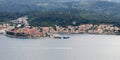 View of Korkula city in Croatia. Royalty Free Stock Photo