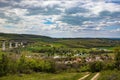 The view of Koroshegy and the Valley Bridge Royalty Free Stock Photo