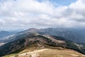 View from Kosarisko hill in autumn Nizke Tatry mountains in Slovakia Royalty Free Stock Photo