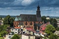 View of Koszecin, a town in Poland Royalty Free Stock Photo