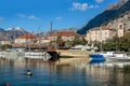 View of Kotor Port near the old Town of Kotor, Montenegro