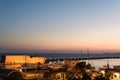 View on the Koules fortress The Venetian Castle of Heraklion in Heraklion city, Crete, Greece Royalty Free Stock Photo
