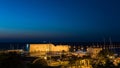 View on the Koules fortress The Venetian Castle of Heraklion in Heraklion city, Crete, Greece Royalty Free Stock Photo