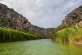 Beautiful summer landscape of the Kourtaliotis river