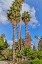 View of the Koutoubia, replica of the Giralda of Seville