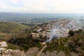 View from Krak des Chevaliers, Syria Royalty Free Stock Photo