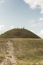 View of the Krakow Mound in Krak in Poland Royalty Free Stock Photo