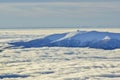 View at Kralova Hola peak from Slavkovsky stit peak