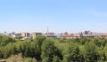 View on Krasnoyarsk with Gorky Park top