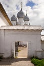 View of the Kremlin and the Cathedral of Rostov.