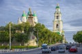 View of the Kremlin of the city of Astrakhan from the side of Trediakovsky street