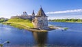 View of the Kremlin in Pskov, Russia Royalty Free Stock Photo